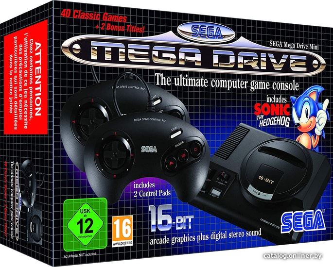 SEGA Mega Drive Mini игровую приставку купить в Минске