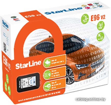 StarLine E96 BT GSM GPS v2 2CAN+4LIN 2SIM автосигнализацию купить в Минске