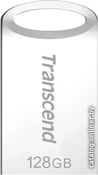 USBFlashTranscendJetFlash710128GB(серебристый)вГомеле