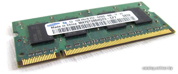 Samsung So Dimm Ddr2 Pc2 6400 1 Gb M470t2864qz3 Cf7 Operativnuyu Pamyat Kupit V Minske