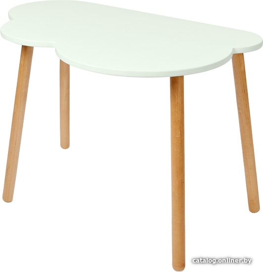 Стол happy baby детский oblako table белый