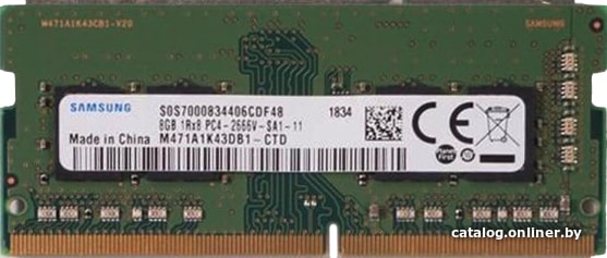 Samsung 8GB DDR4 SODIMM PC4-21300 M471A1K43DB1-CTD оперативную