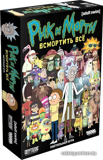 Мир Хобби Рик и Морти: Всмортить всё настольную игру купить в Минске
