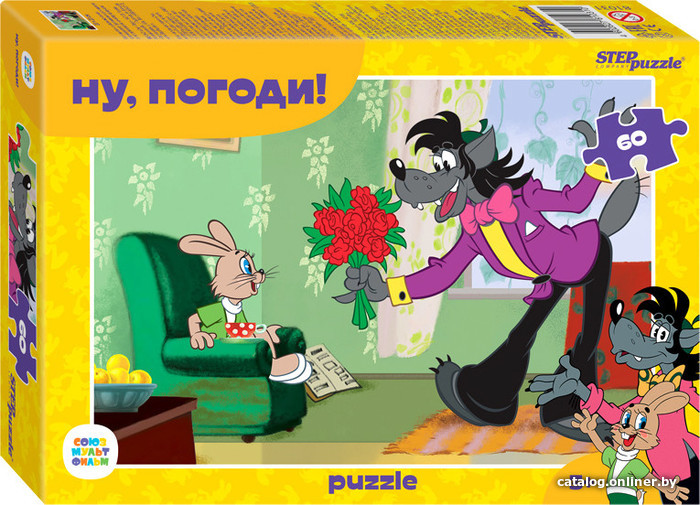 Step Puzzle Ну, погоди! 81031 (60 эл) пазл купить в Минске