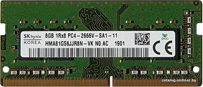 Hynix 8gb Ddr4 Sodimm Pc4 21300 Hma81gs6jjr8n Vk Operativnuyu Pamyat Kupit V Minske