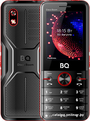 BQ-Mobile BQ-2842 Disco Boom (красный) кнопочный телефон купить в Минске