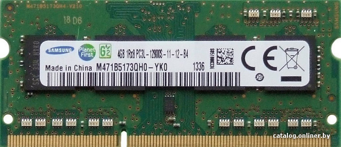 Samsung 4gb Ddr3 So Dimm Pc3 12800 M471b5173qh0 Yk0 Operativnuyu Pamyat Kupit V Minske