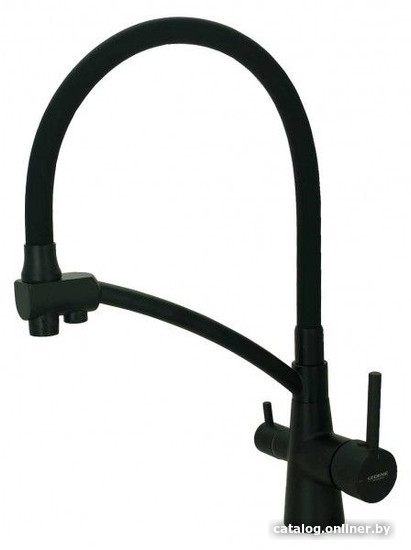 Ledeme L4855B-2 (хром/черный) смеситель купить в Минске