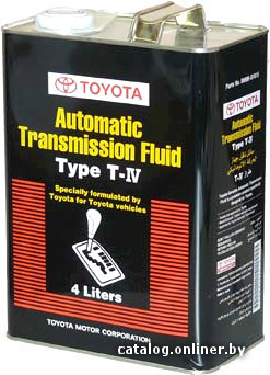 Toyota Atf Type T Iv 08886 81015 4l Transmissionnoe Maslo Kupit V Minske