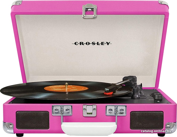 Crosley Cruiser Deluxe (розовый) виниловый проигрыватель купить в Минске