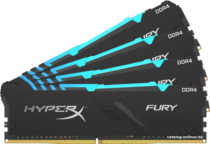 Hyperx Fury Rgb 4x16gb Ddr4 Pc4 27700 Hx434c16fb3ak4 64 Operativnuyu Pamyat Kupit V Minske
