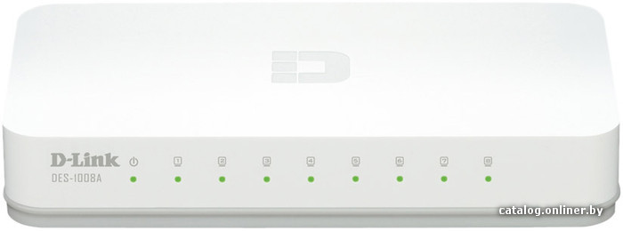 D-Link DES-1008A/E1A неуправляемый коммутатор купить в Минске