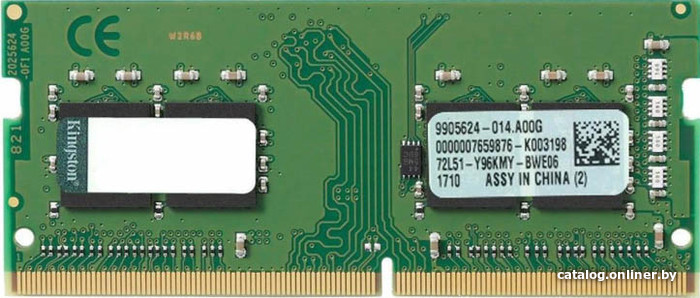 Kingston Valueram 4gb Ddr4 Sodimm Pc4 19200 Kvr24s17s6 4 Operativnuyu Pamyat Kupit V Minske