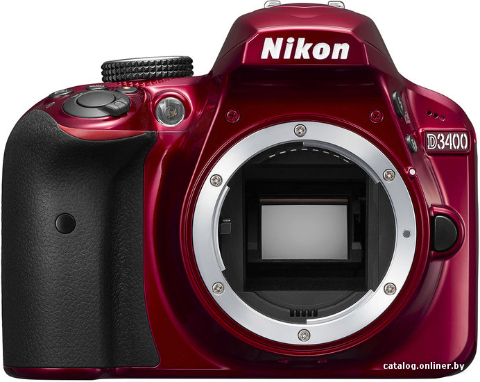 Nikon D3400 Body (красный) зеркальный фотоаппарат купить в Минске