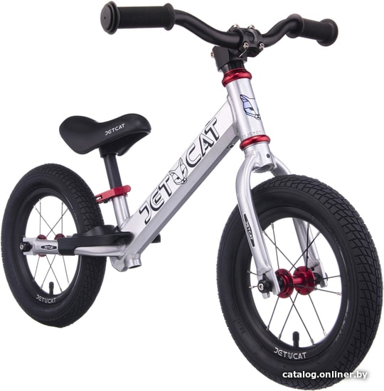 JetCat 12 Sport AIR PRO III (серебристый) беговел купить в Минске