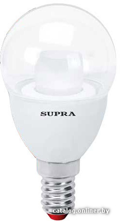 Supra SL-LED-CR-G45 E14 6 Вт 3000 К [SL-LED-CR-G45-6W/3000/E14 ...