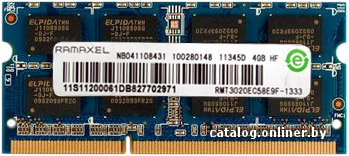 Ramaxel 4gb Ddr3 So Dimm Pc3 10600 Rmt3020ec58e9f 1333 Operativnuyu Pamyat Kupit V Minske