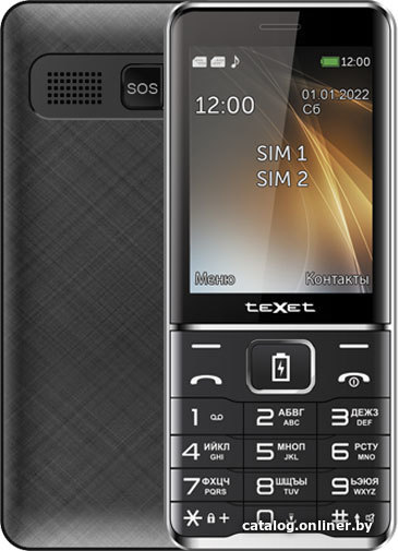 TeXet TM-D421 (черный) кнопочный телефон купить в Минске
