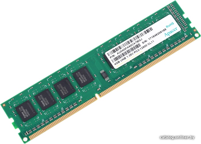 Apacer 4gb Ddr3 Pc3 12800 Au04gfa60catbgj Operativnuyu Pamyat Kupit V Minske