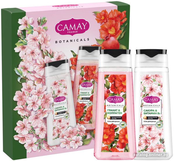 Camay Набор гелей для душа Botanicals (2x250 мл) купить в Витебске