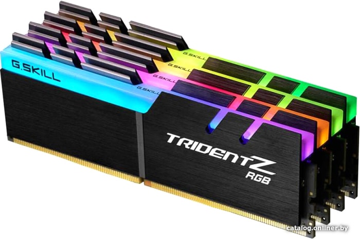 G.Skill Trident Z RGB 4x8GB DDR4 PC4-28800 F4-3600C16Q-32GTZRC оперативную память купить в Минске