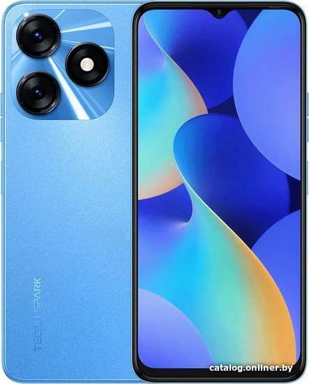 Tecno Spark 10 4GB/128GB (синий) смартфон купить в Минске