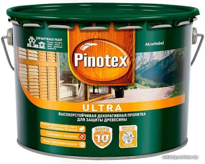 

Пропитка Pinotex Ultra 9 л (красное дерево)