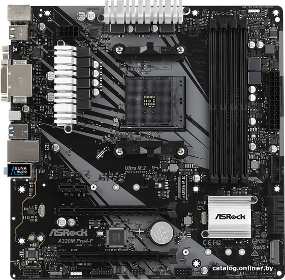 

Материнская плата ASRock A320M PRO4-F