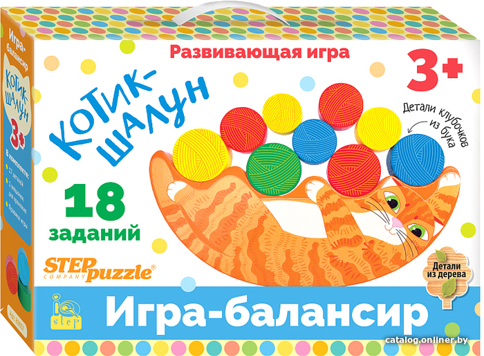 

Развивающая игра Step Puzzle Котик-шалун 89857