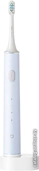 

Электрическая зубная щетка Xiaomi Mijia Sonic T500C (футляр, 4 насадки, китайская версия, голубой)