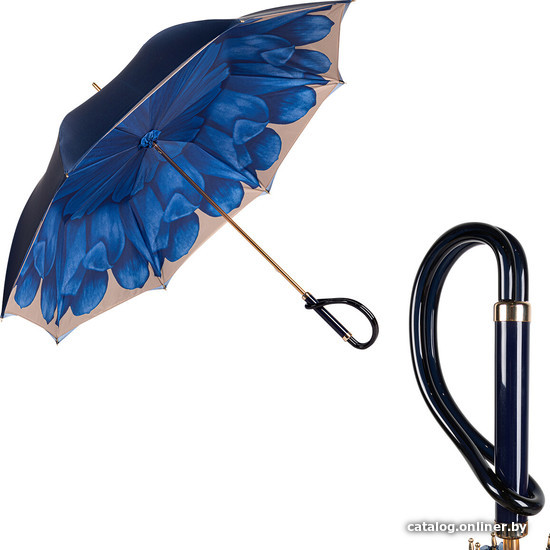 

Зонт-трость Pasotti Becolore Blu Georgin Plastica