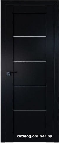 

Межкомнатная дверь ProfilDoors 2.11U 60x200 (черный матовый/стекло белый триплекс)