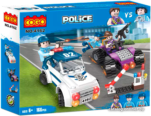 

Конструктор Cogo Police 4162 Задержание