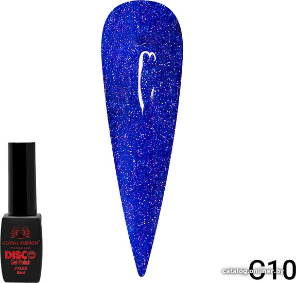 

Гель-лак Global Fashion Disco Gel Polish (тон С10) 8 мл