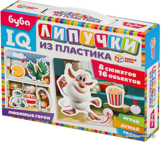 

Развивающая игра Умные игры Буба. IQ липучки из пластика 4680107907486