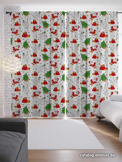 

Комплект штор JoyArty Дед Мороз 1.45x2.65 м p_37102_145x265 (2 шт)