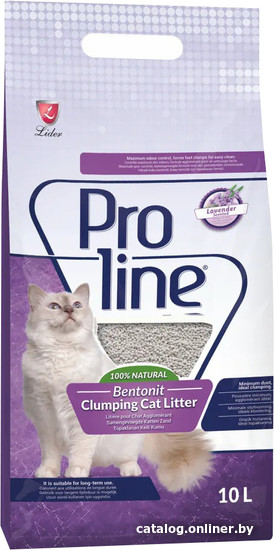 

Наполнитель для туалета Proline Lavender с ароматом лаванды 10 л