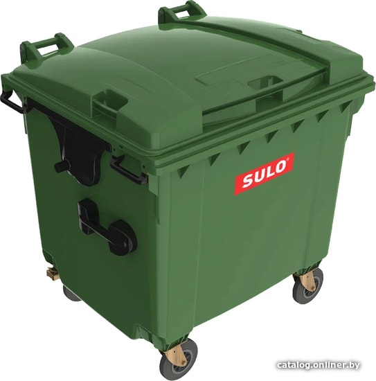 

Контейнер для мусора Sulo 1100 л с плоской крышкой (зеленый)