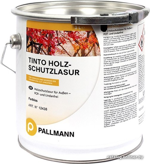 

Масло Pallmann Tinto на основе растворителя 3л (орех)