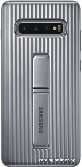 

Чехол для телефона Samsung Protective Standing Cover для Samsung Galaxy S10 (серый)