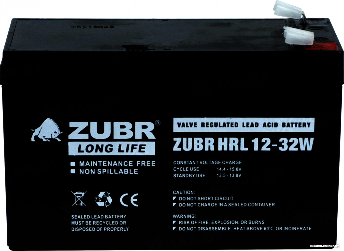 

Аккумулятор для ИБП Zubr HRL 12V32W