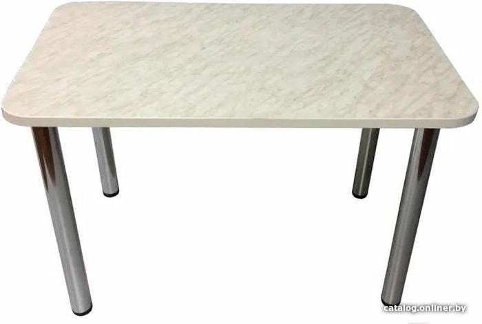 

Кухонный стол Solt 120x80 (мрамор белый/ноги хром)
