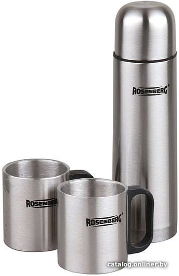 

Термос Rosenberg RSS-420105 0.5л+2x0.25л (серебристый)