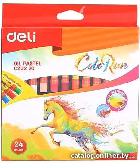 

Пастель масляная Deli Color Run С20220 (24 цв)