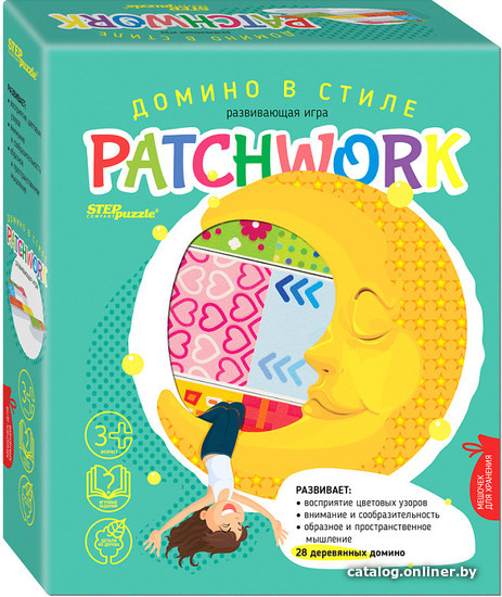 

Развивающая игра Step Puzzle Домино в стиле Patchwork 89815