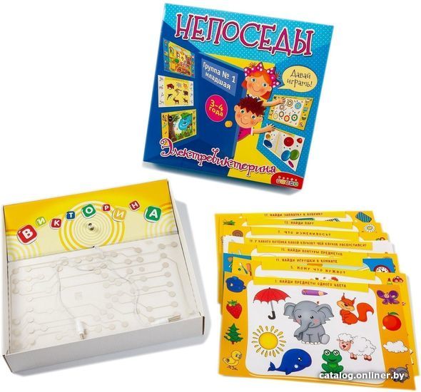 

Развивающая игра Дрофа-Медиа Электровикторина. Непоседы 3853