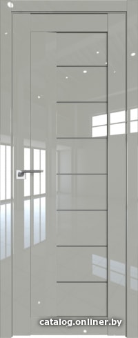 

Межкомнатная дверь ProfilDoors 17L 60x200 (галька люкс, стекло графит)