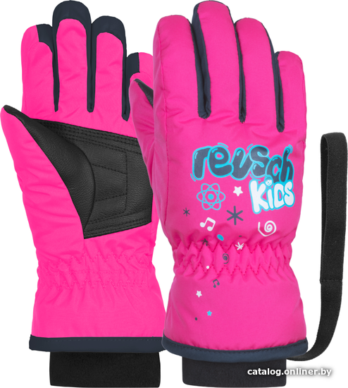 

Перчатки Reusch Kids 4885105-0350 (р. 0, pink glo)