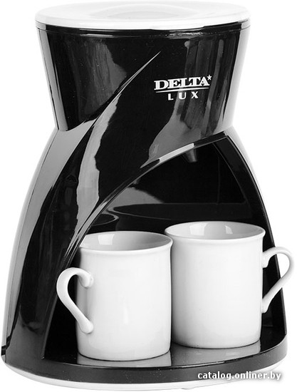 

Капельная кофеварка Delta Lux DL-8131 (черный/белый)