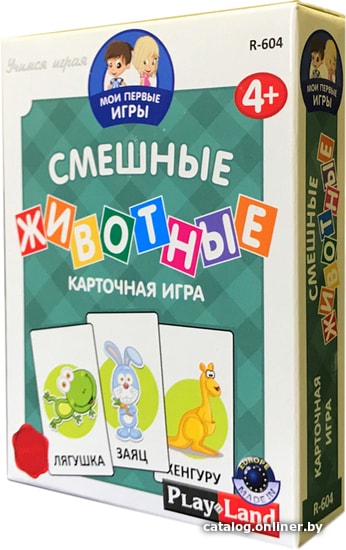 

Настольная игра Play Land Смешные животные R-604